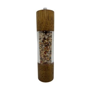 Australian Smoked Salt with Pepper, Garlic and Chilli– Wooden Grinder